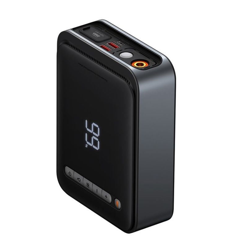 Автомобільний пуско-зарядний пристрій з насосом Baseus Super Energy 2-in-1 Jump Starter（1000A）Black