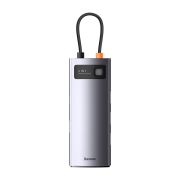 USB-хаб Baseus Metal Gleam Series 4-in-1 Multifunctional Type-C HUB Docking Station Gray（Type-C to USB3.0*4）