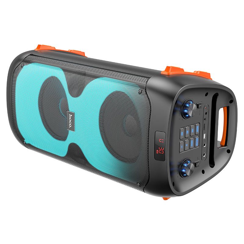 Портативна колонка HOCO BS53 Manhattan wireless dual mic outdoor BT speaker Black