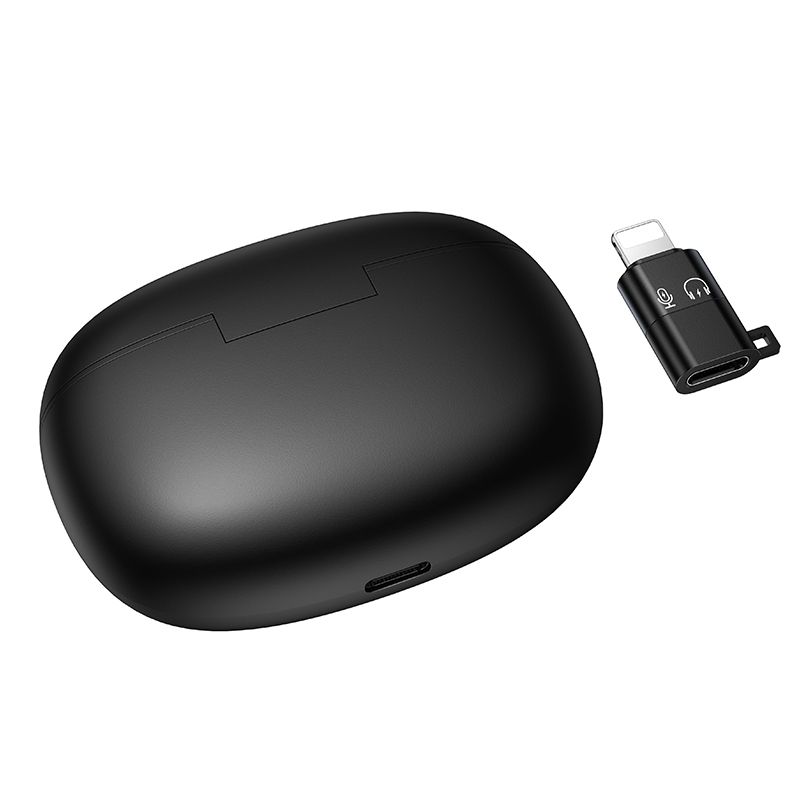 Бездротова мікрофонна система HOCO L19 Graceful wireless microphone(iP/Type-C) Black