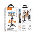Селфі-монопод HOCO K27 Magic portable mini live broadcast stand Black
