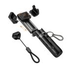 Селфі-монопод HOCO K27 Magic portable mini live broadcast stand Black
