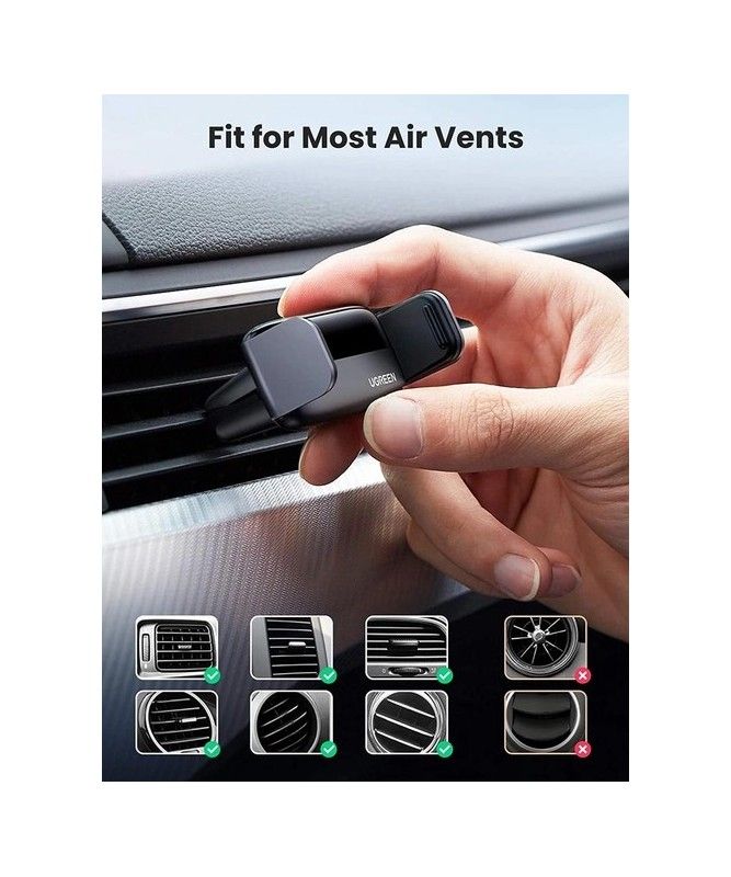 Автотримач для телефона UGREEN LP120 Air Vent Phone Holder