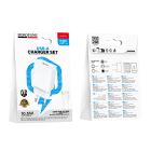 Мережевий зарядний пристрій з кабелем BOROFONE BAS71A Source single-port charger set(Type-C) White