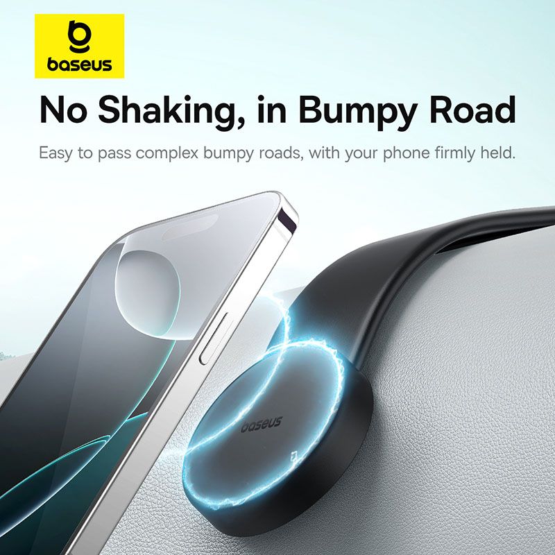 Автотримач для телефона Baseus PrimeTrip C02 Air Magnetic Car Mount Stick-on Type Cluster Black