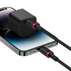 Кабель Baseus Dura Series Fast Charging Cable Type-C to iP 20W 1m Grey+Black