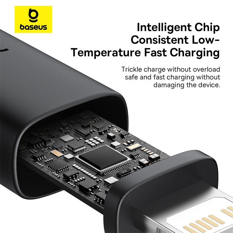 Кабель Baseus Dura Series Fast Charging Cable Type-C to iP 20W 1m Grey+Black