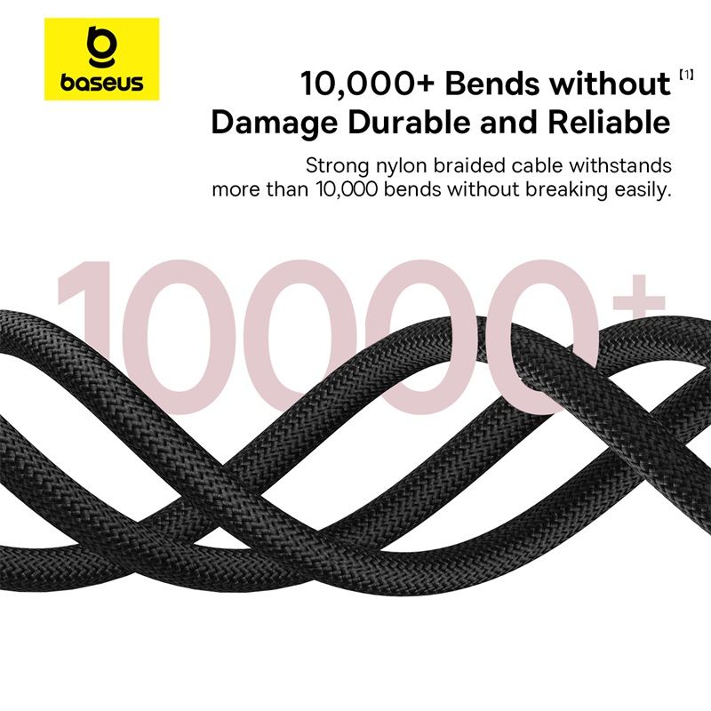 Кабель Baseus Dura Series Fast Charging Cable Type-C to iP 20W 1m Grey+Black