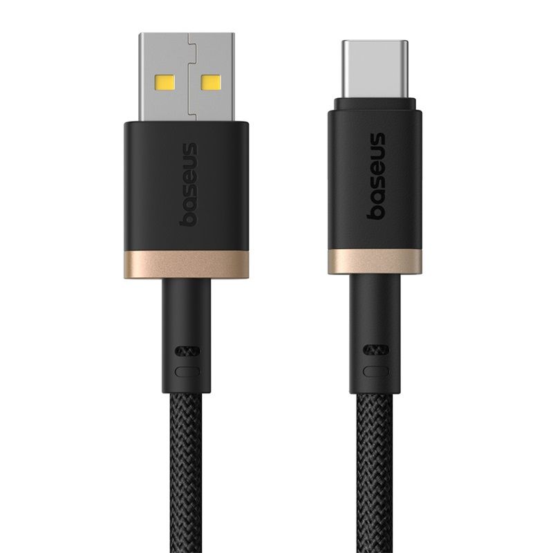 Кабель Baseus Dura Series Fast Charging Cable USB to Type-C 60W 1m Gold+Black
