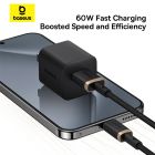 Кабель Baseus Dura Series Fast Charging Cable USB to Type-C 60W 1m Gold+Black