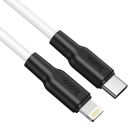 Кабель HOCO X21 Plus Type-C to iP 3A, 20W, 1m,  black and white