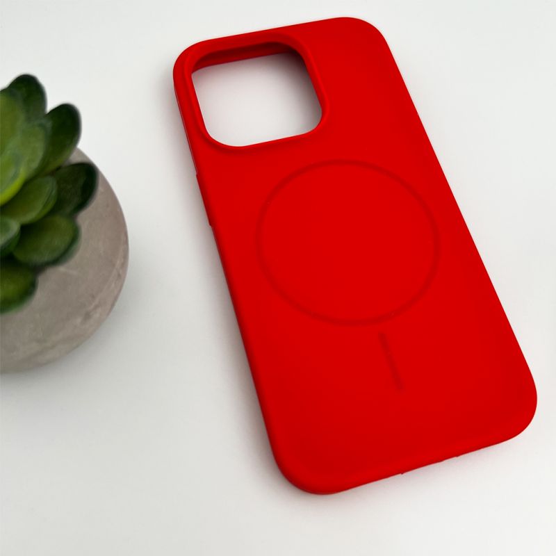 Чохол для смартфона Cosmic Silicone Case Magnetic for Apple iPhone 13 Pro Max 14,Red
