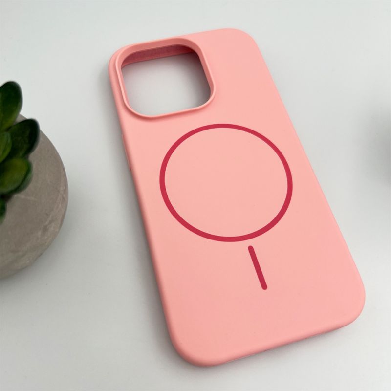 Чохол для смартфона Cosmic Silicone Case Magnetic for Apple iPhone 13 Pro Max 12,Pink