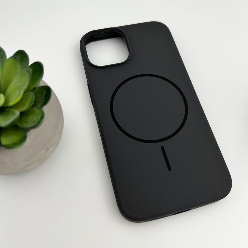 Чохол для смартфона Cosmic Silicone Case Magnetic for Apple iPhone 14 15,Dark Grey
