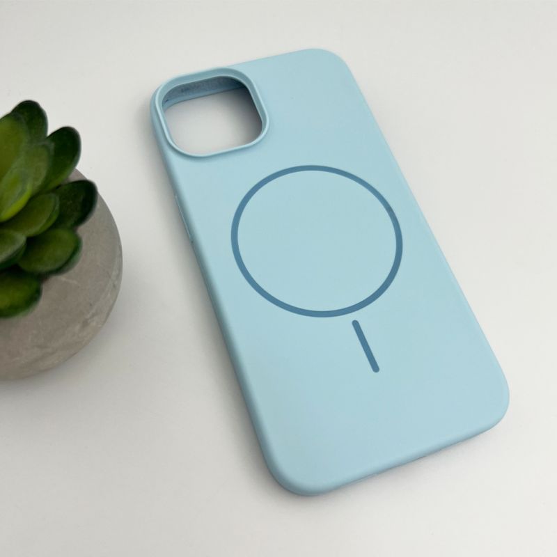 Чохол для смартфона Cosmic Silicone Case Magnetic for Apple iPhone 15 45,Sky Blue