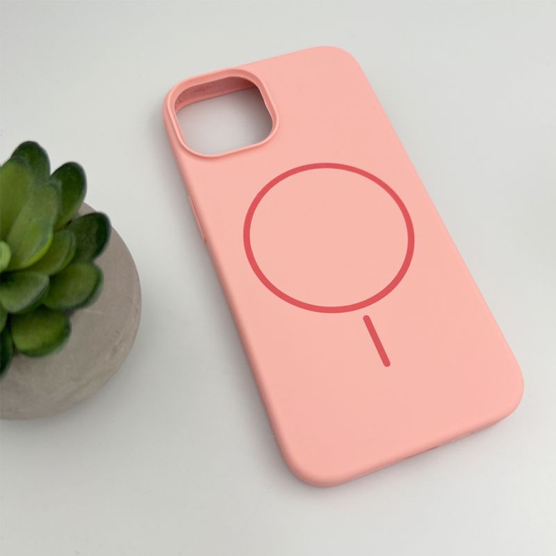 Чохол для смартфона Cosmic Silicone Case Magnetic for Apple iPhone 15 12,Pink
