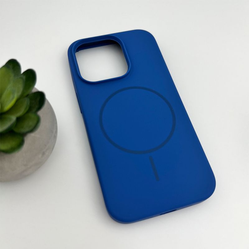 Чохол для смартфона Cosmic Silicone Case Magnetic for Apple iPhone 15 Pro Max 74,Porcelain Blue