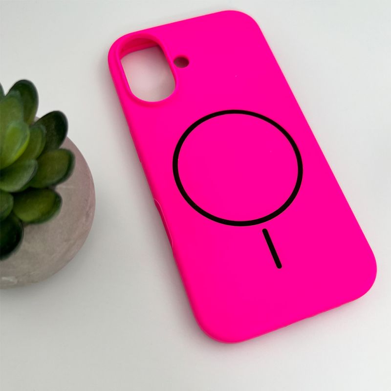 Чохол для смартфона Cosmic Silicone Case Magnetic for Apple iPhone 16 52,Shiny Pink