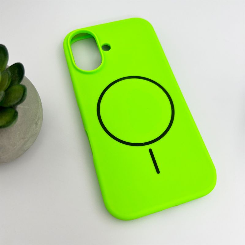 Чохол для смартфона Cosmic Silicone Case Magnetic for Apple iPhone 16 53,Shiny Green