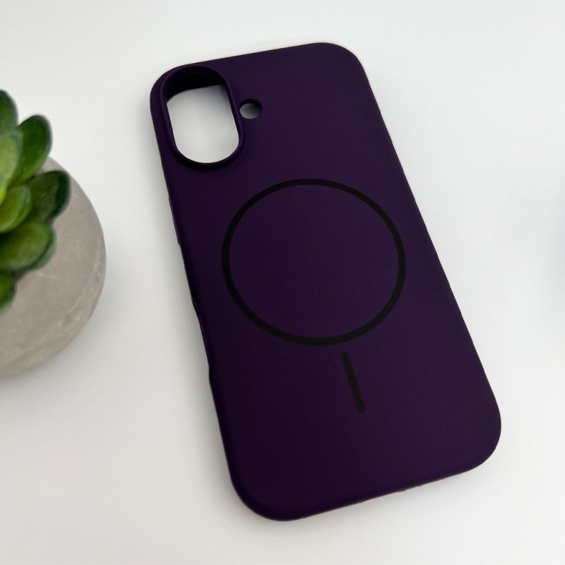 Чохол для смартфона Cosmic Silicone Case Magnetic for Apple iPhone 16 30,Dark Purple