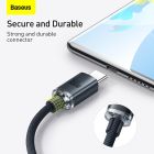 Кабель Baseus Crystal Shine Series Fast Charging Data Cable USB to Type-C 100W 2m Black