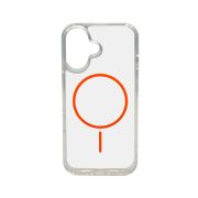 Чохол Cosmic Acrylic Thin Magnetic for Apple iPhone 16 Orange