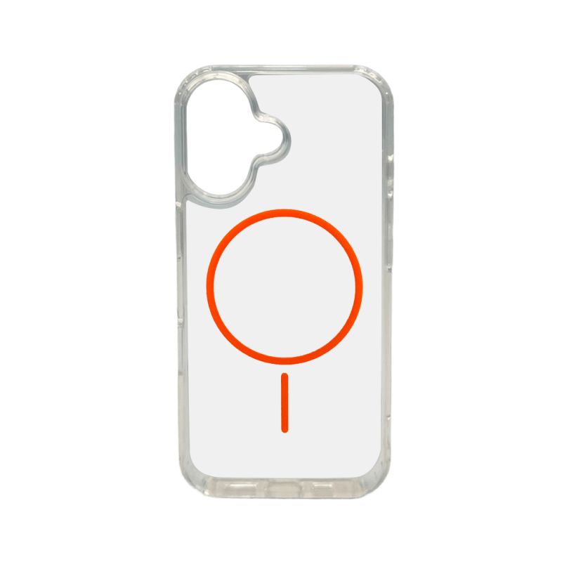 Чохол Cosmic Acrylic Thin Magnetic for Apple iPhone 16 Orange