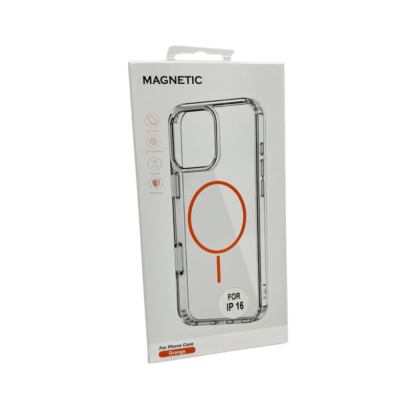 Чохол Cosmic Acrylic Thin Magnetic for Apple iPhone 16 Orange