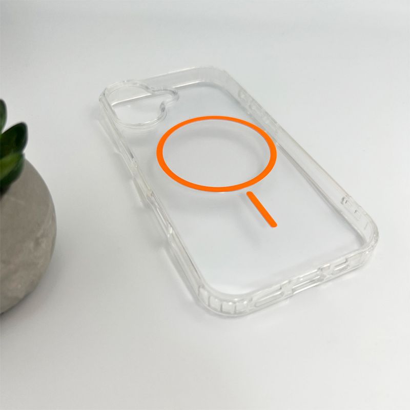 Чохол Cosmic Acrylic Thin Magnetic for Apple iPhone 16 Orange