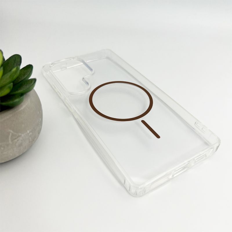 Чохол Cosmic Acrylic Thin Magnetic for Samsung Galaxy S25 Ultra Gold