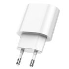 Мережевий зарядний пристрій HOCO C109A(PD20W+QC3.0) Fighter PD20W+QC3.0 charger White