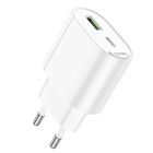 Мережевий зарядний пристрій HOCO C109A(PD20W+QC3.0) Fighter PD20W+QC3.0 charger White