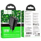 Мережевий зарядний пристрій HOCO CS21A Rich single port QC3.0 charger Black