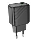 Мережевий зарядний пристрій HOCO CS21A Rich single port QC3.0 charger Black