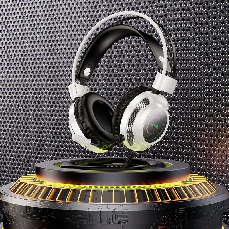 Навушники ігрові HOCO W110 Resource gaming headphones White
