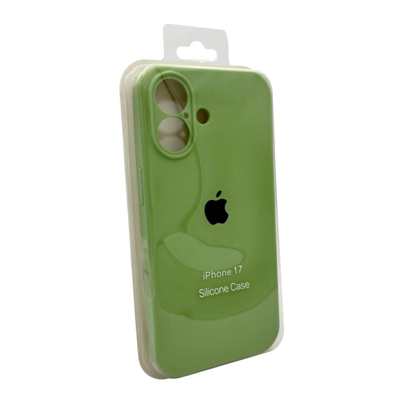 Чохол для смартфона Silicone Full Case AA Camera Protect for Apple iPhone 17 1,Mint