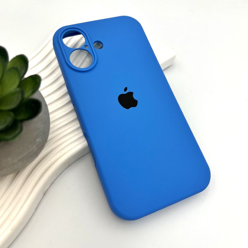 Чохол для смартфона Silicone Full Case AA Camera Protect for Apple iPhone 17 3,Royal Blue