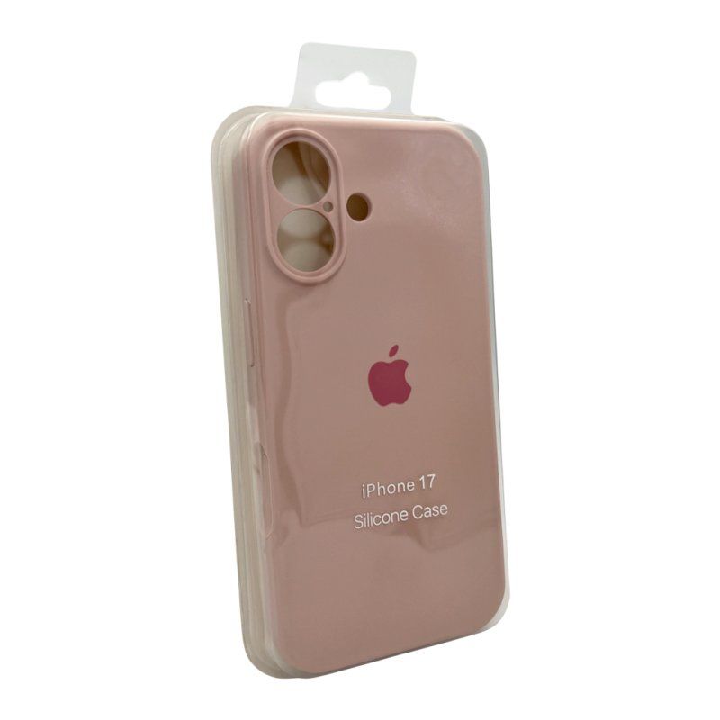 Чохол для смартфона Silicone Full Case AA Camera Protect for Apple iPhone 17 15,Pink Sand