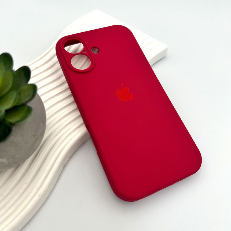 Чохол для смартфона Silicone Full Case AA Camera Protect for Apple iPhone 17 21,Rose Red