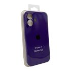 Чохол для смартфона Silicone Full Case AA Camera Protect for Apple iPhone 17 22,Dark Purple