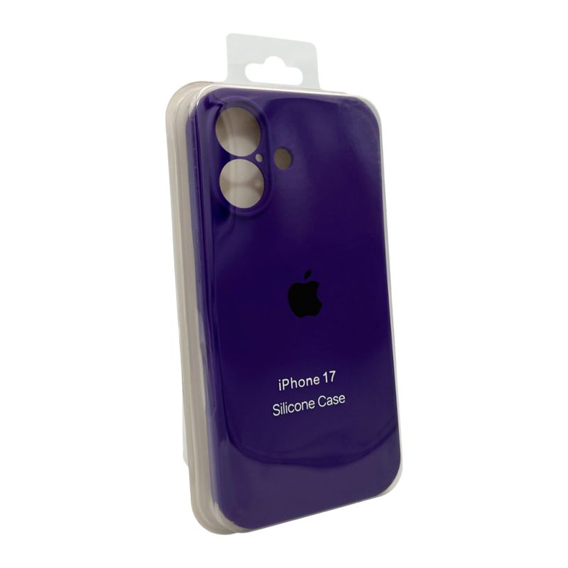 Чохол для смартфона Silicone Full Case AA Camera Protect for Apple iPhone 17 22,Dark Purple