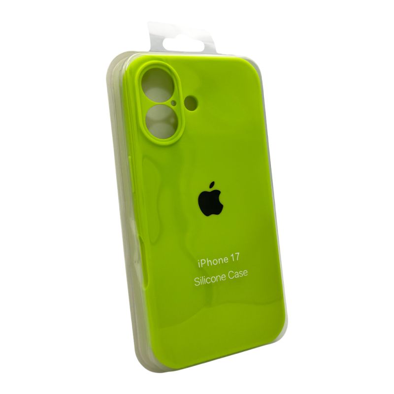 Чохол для смартфона Silicone Full Case AA Camera Protect for Apple iPhone 17 24,Shiny Green