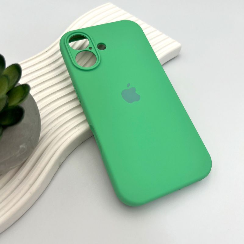 Чохол для смартфона Silicone Full Case AA Camera Protect for Apple iPhone 17 30,Spearmint