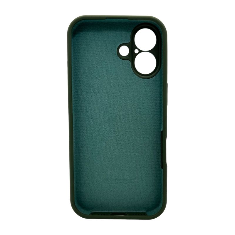 Чохол для смартфона Silicone Full Case AA Camera Protect for Apple iPhone 17 31,Dark Green