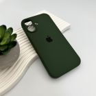 Чохол для смартфона Silicone Full Case AA Camera Protect for Apple iPhone 17 31,Dark Green