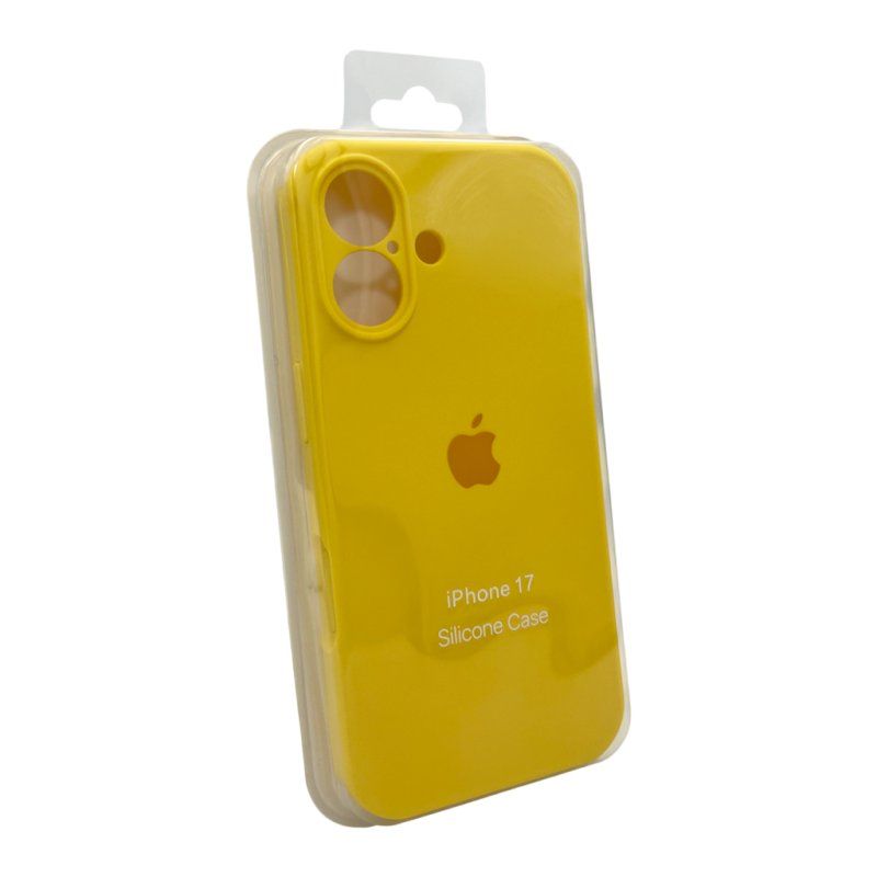Чохол для смартфона Silicone Full Case AA Camera Protect for Apple iPhone 17 33,Canary Yellow