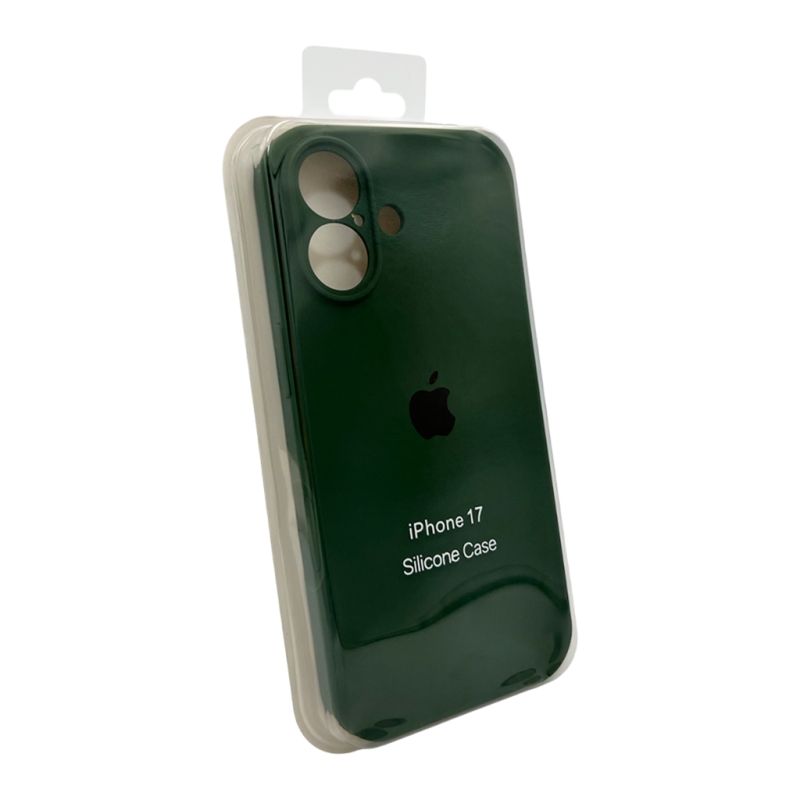 Чохол для смартфона Silicone Full Case AA Camera Protect for Apple iPhone 17 40,Atrovirens