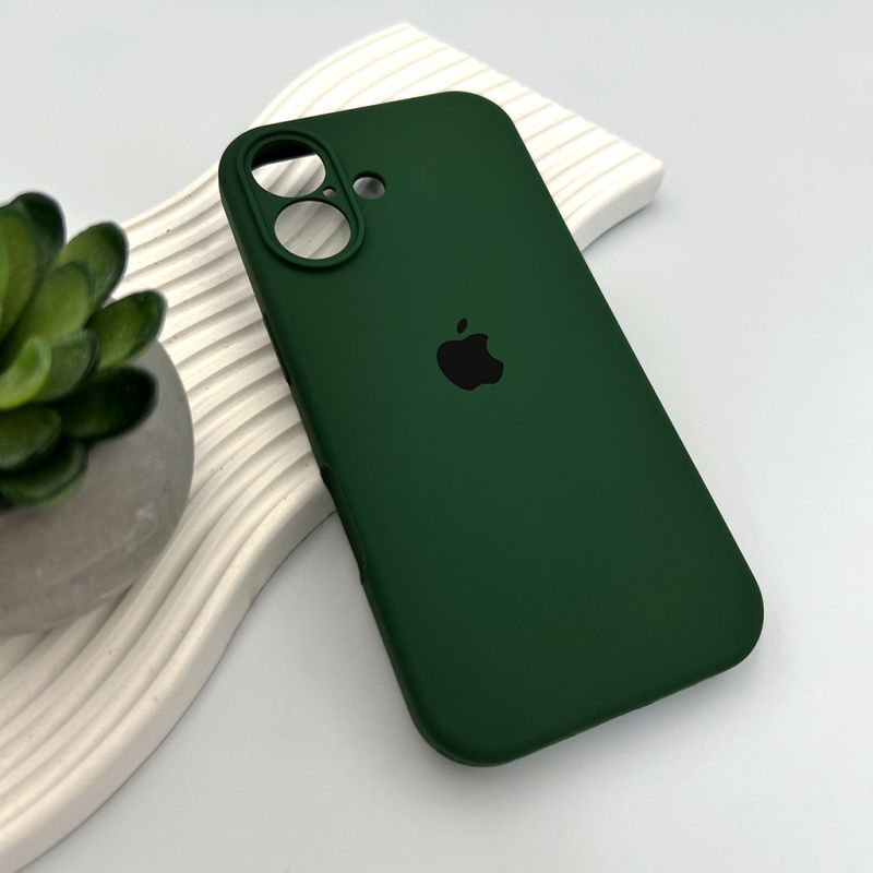 Чохол для смартфона Silicone Full Case AA Camera Protect for Apple iPhone 17 40,Atrovirens