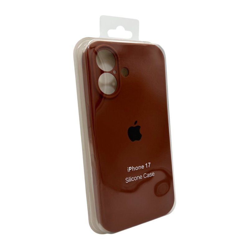 Чохол для смартфона Silicone Full Case AA Camera Protect for Apple iPhone 17 42,Saddle Brown