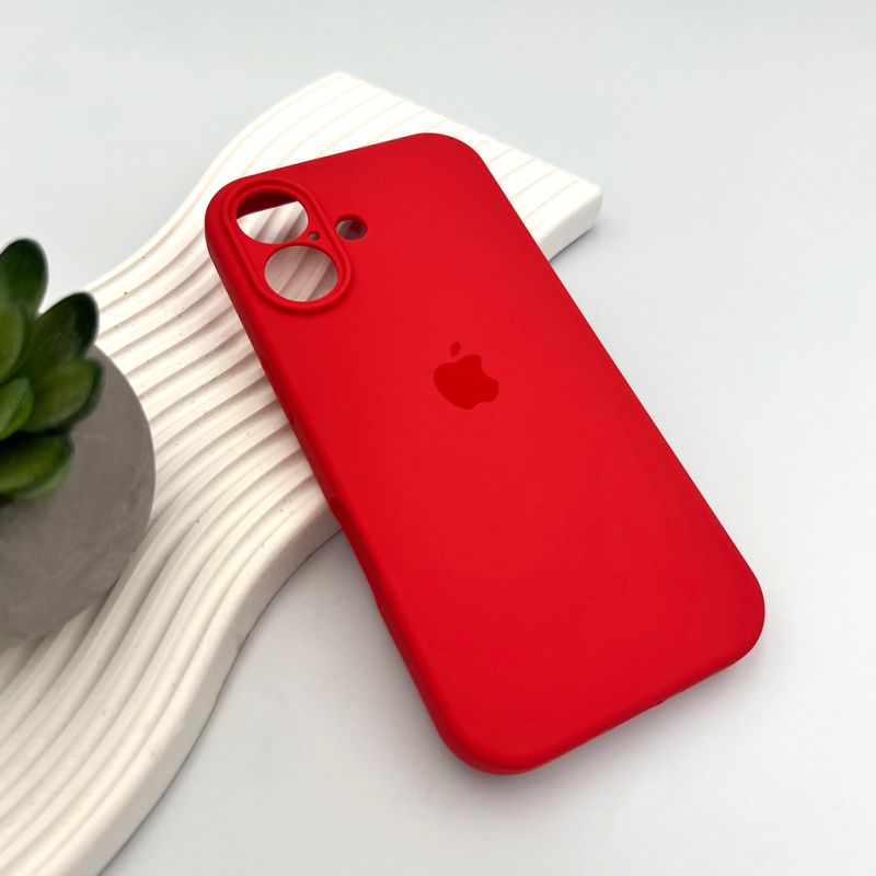 Чохол для смартфона Silicone Full Case AA Camera Protect for Apple iPhone 17 43,Berry Red